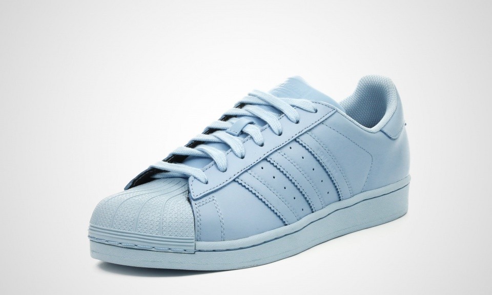 adidas superstar bleu ciel pas cher